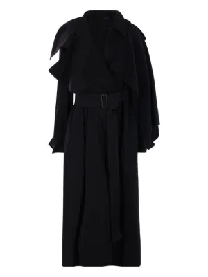 Viktor & Rolf オーバーサイズ ウールコート | ブラック | FARFETCH JP
