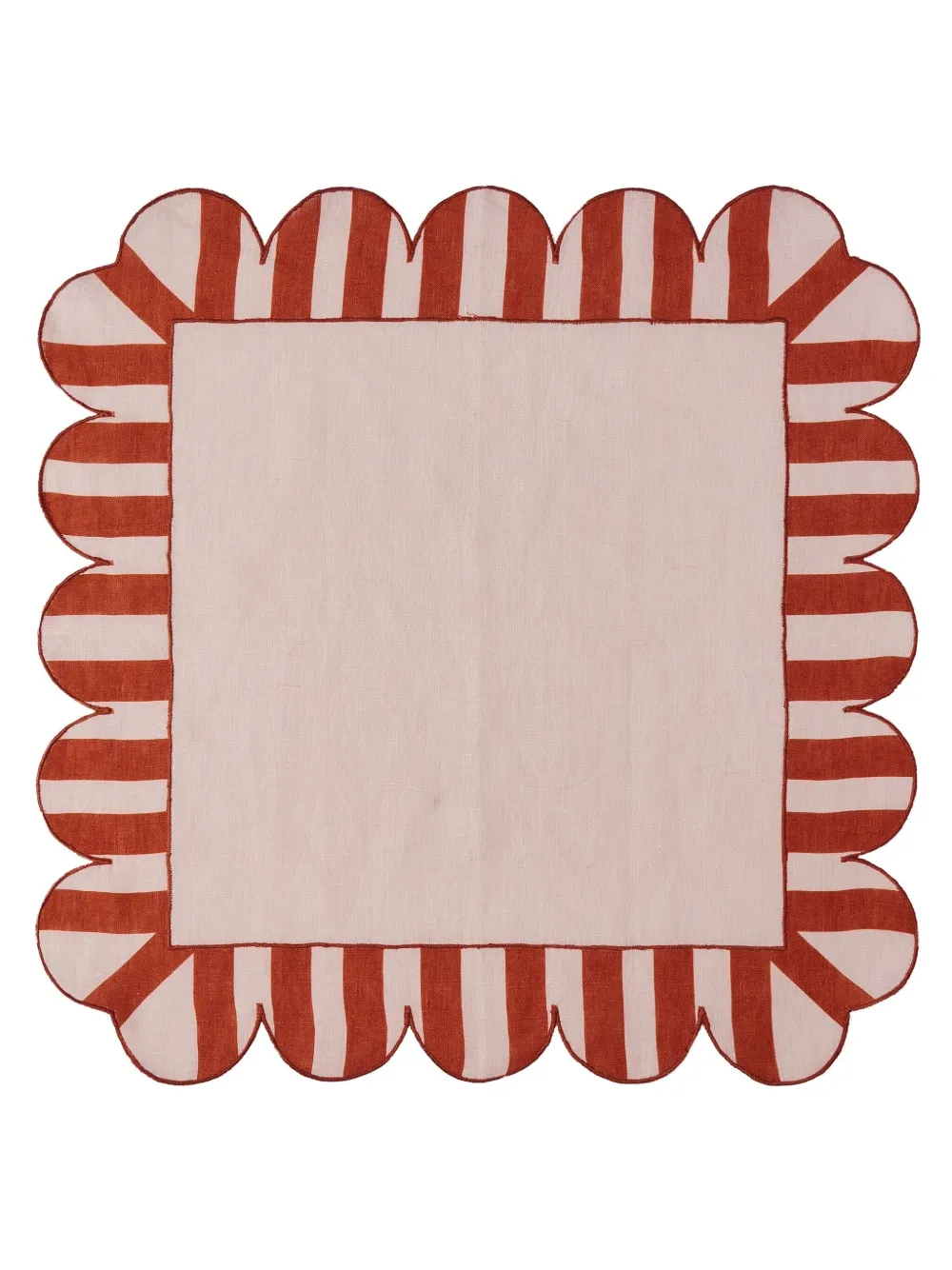Misette scalloped-edge striped napkins (set of four) | Table Linens | Image 2