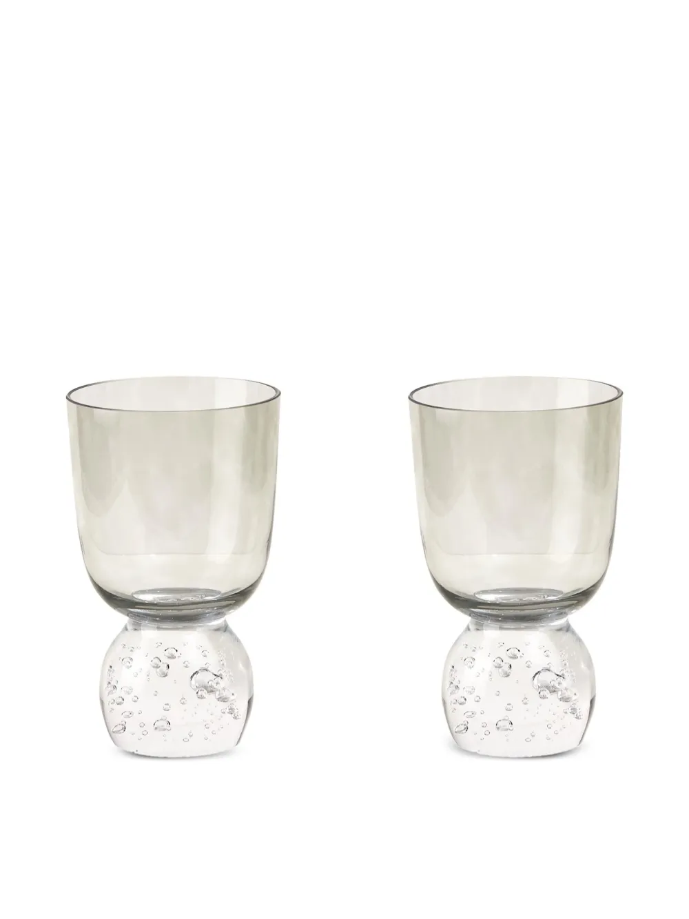 Misette bubble-base tumbler set (set of two) | Green | Image 1