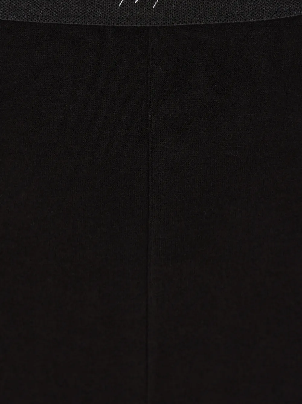 Yohji Yamamoto Logo-waistband Leggings In Black