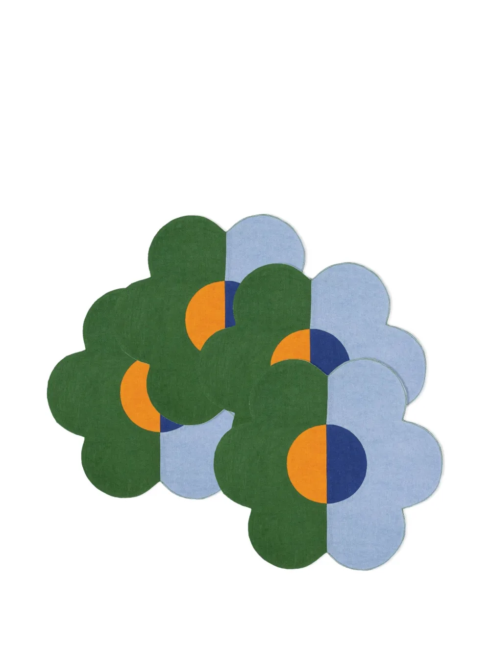 Misette floral linen patchwork placemats (set of four) | Tableware | Image 2