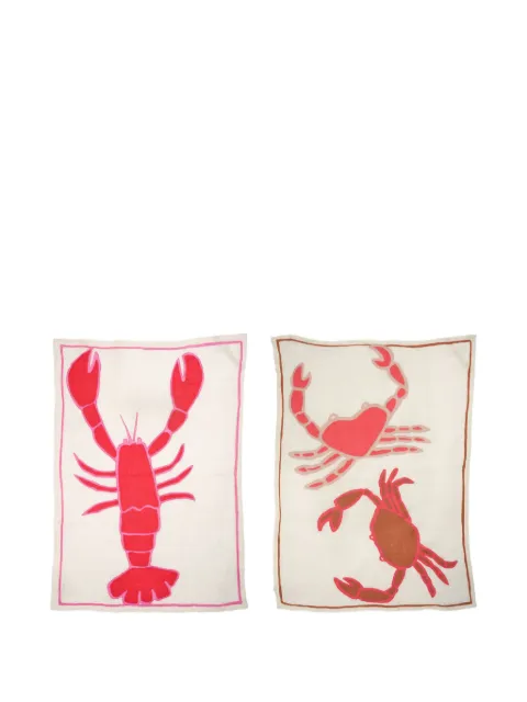 Amuse La Bouche lobster linen tea towels (set of two)