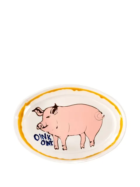Amuse La Bouche pig oval platter (41x29cm)
