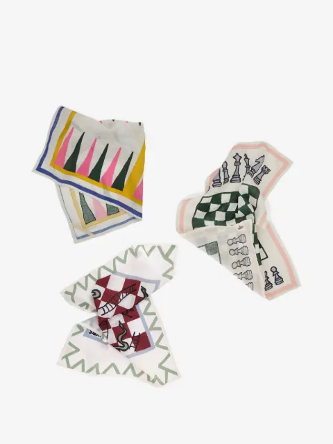 Amuse La Bouche set de tres toallas con estampado de juego