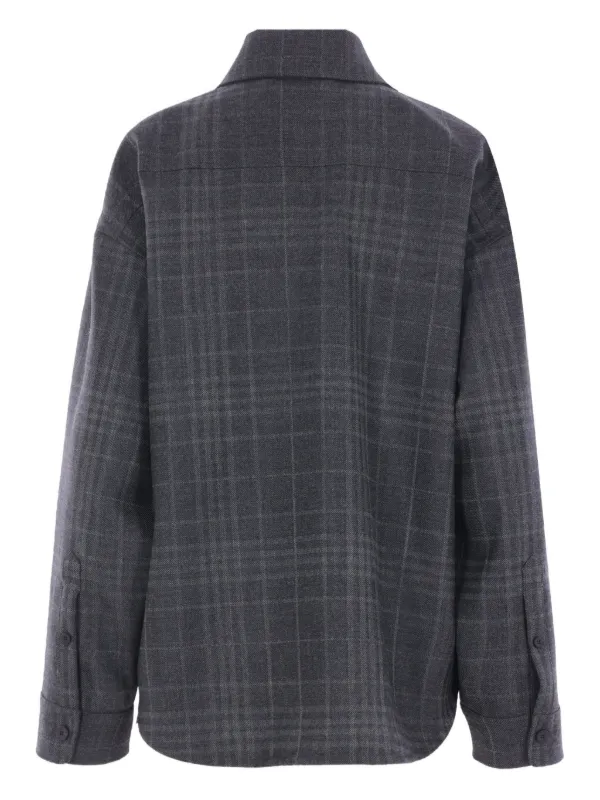 BALENCIAGA 22AW ブリーチチェックシャツブルゾン BALENCIAGA 22AW ブリーチチェックシャツブルゾン - メルカリ