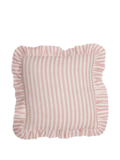 Amuse La Bouche striped ruffled cushion cover (45x45cm)