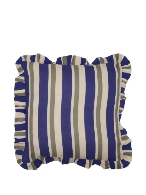 Amuse La Bouche striped ruffled cushion cover