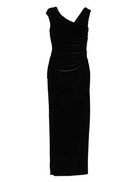 SIR. Ettore draped velvet dress