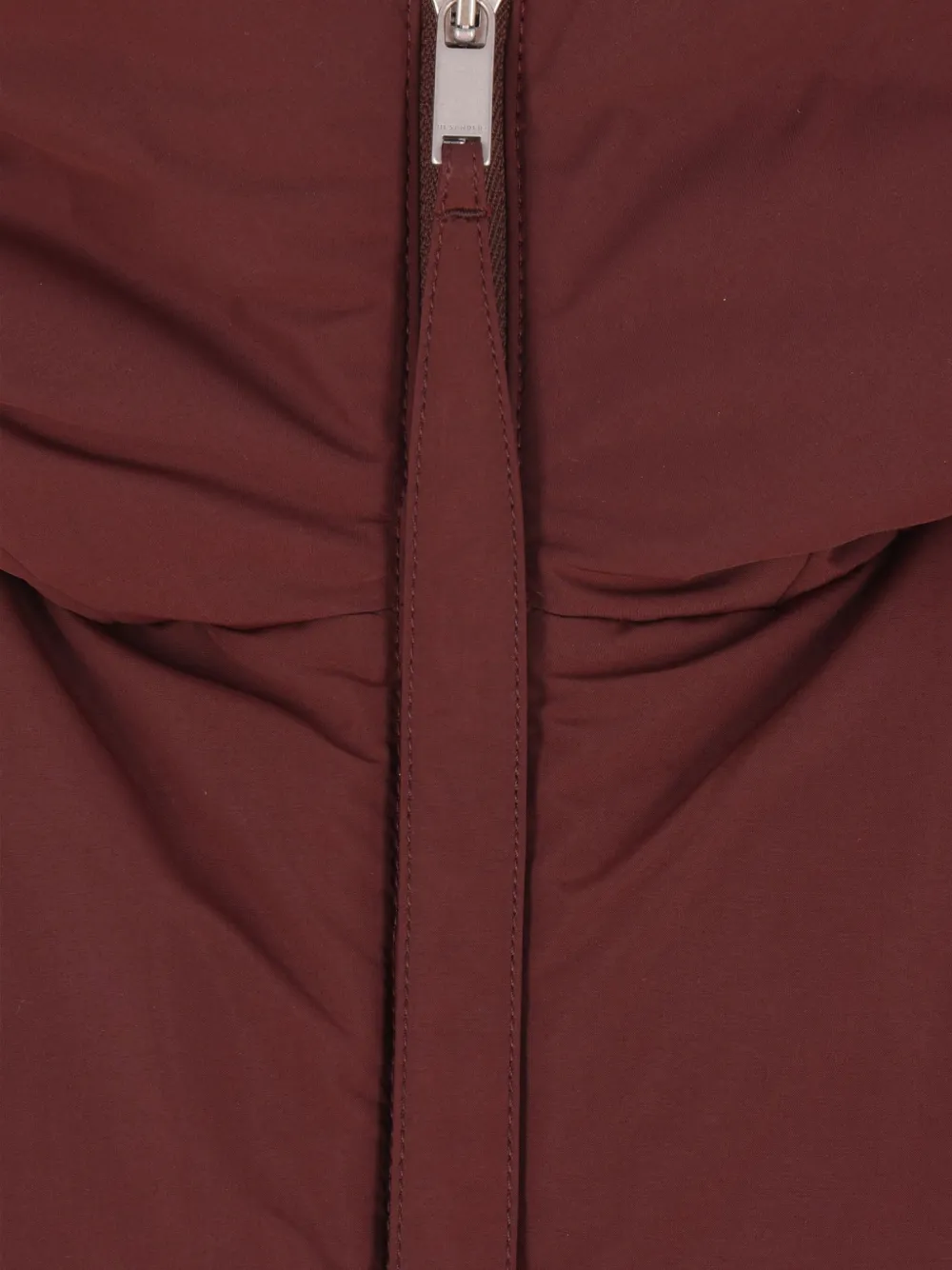 Jil Sander Gilet met capuchon Bruin