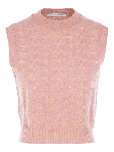 Cecilie Bahnsen Openwork knit sweater