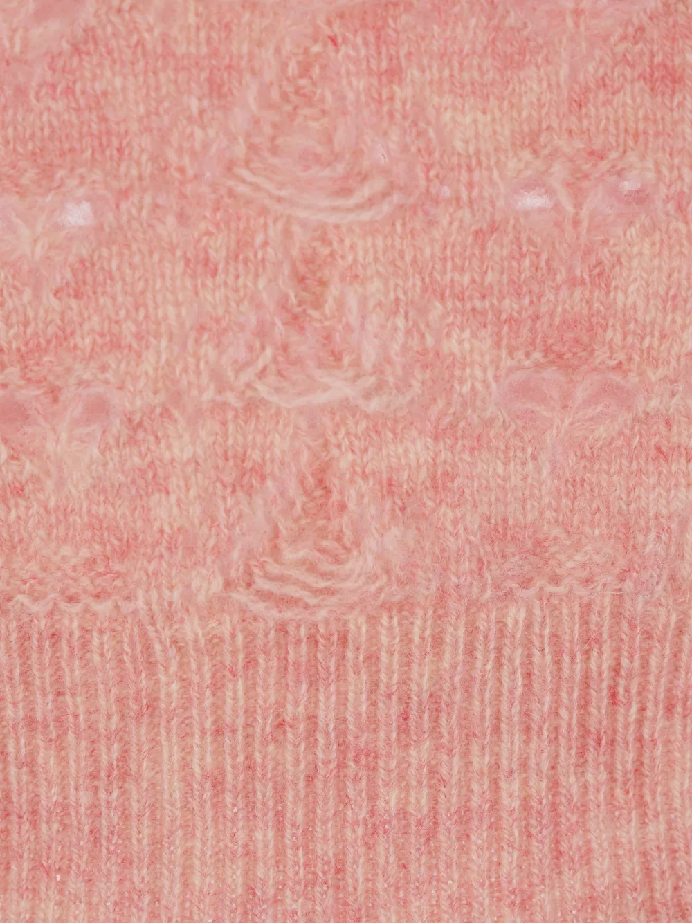 Cecilie Bahnsen Opengebreide trui Roze