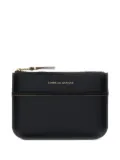 Comme Des Garçons Wallet zip-fastening leather wallet - Black