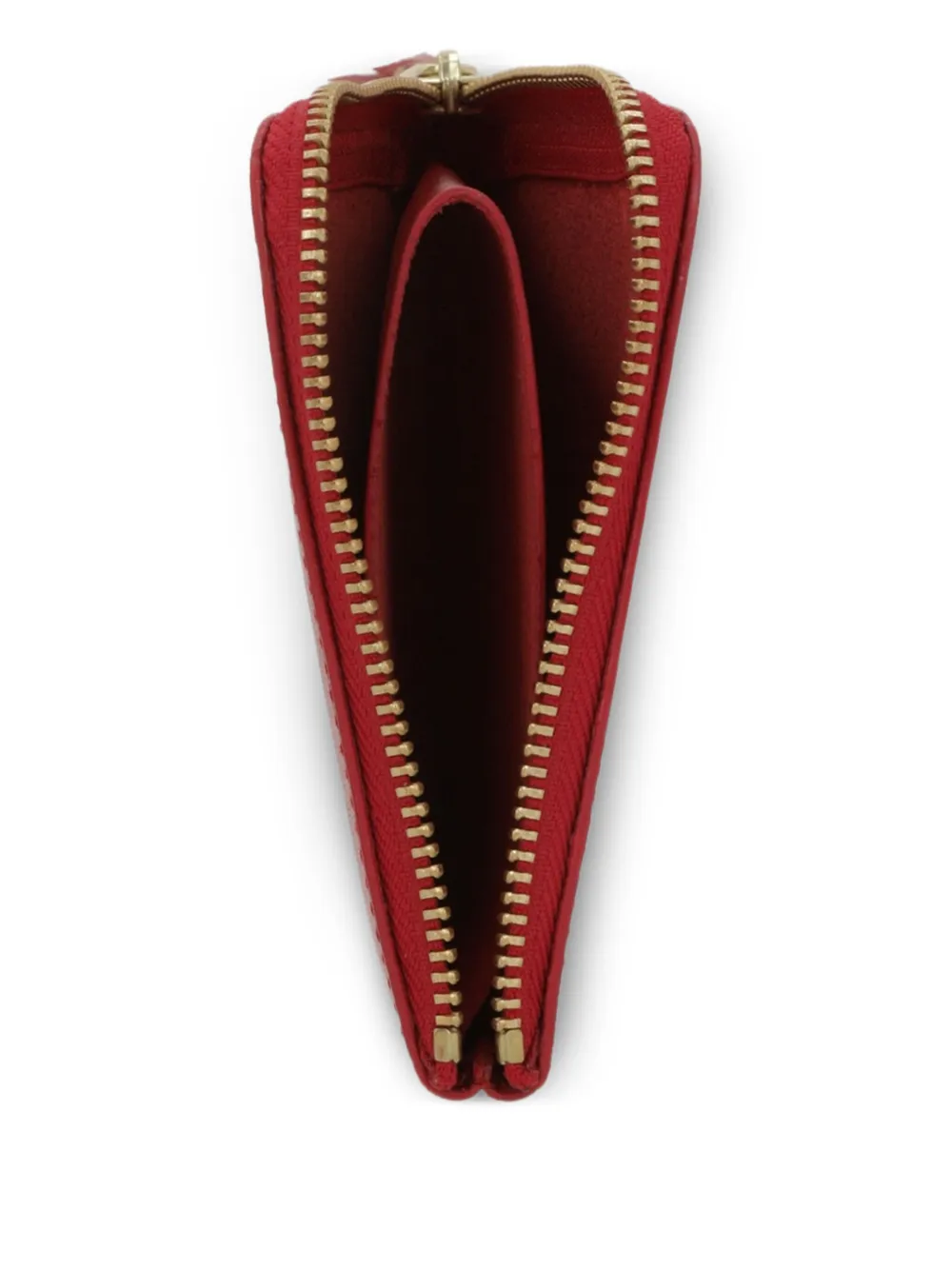 Comme Des Garçons Wallet Portemonnee met rits Rood