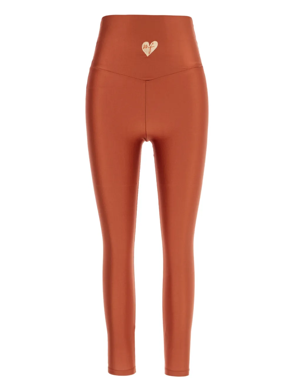 heart-embellished leggings