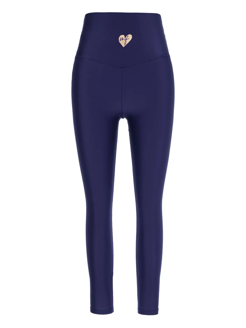 heart-embellished leggings