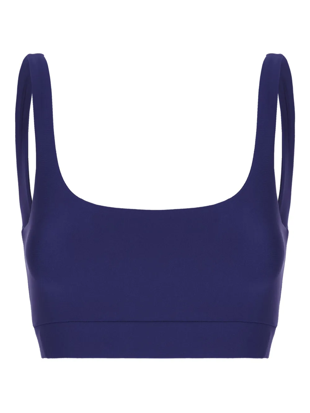stretch square-neck top