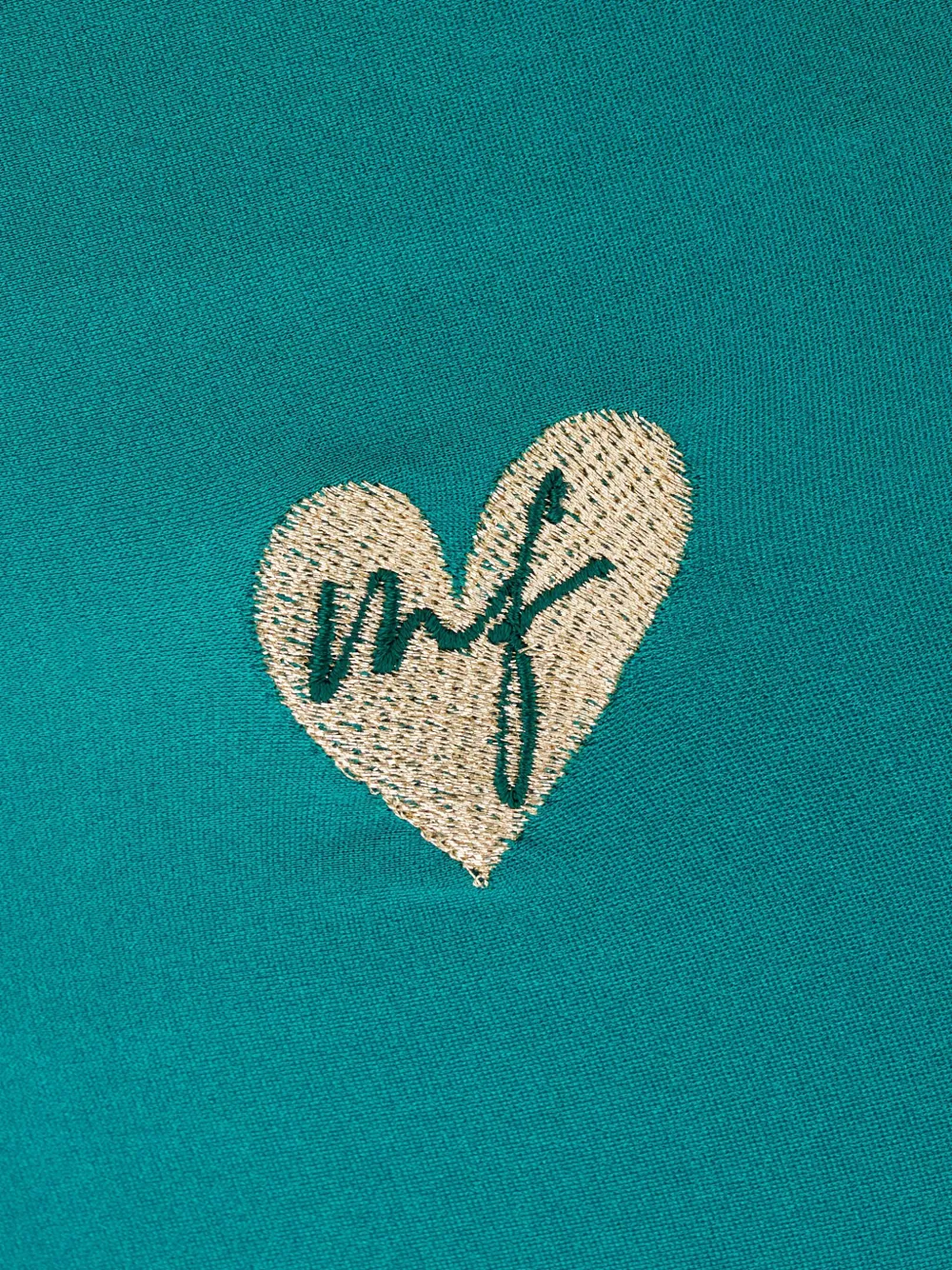 Monfusò Heart-embellished Leggings In Green