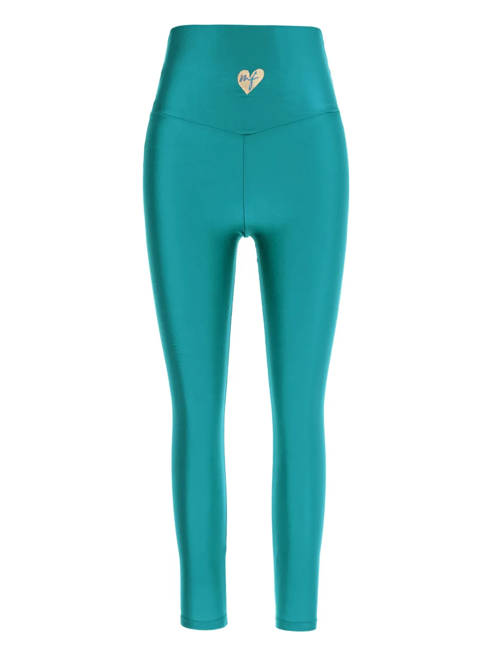 heart-embellished leggings