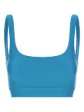 Monfusò Nina stretch scoop-neck top - Blue