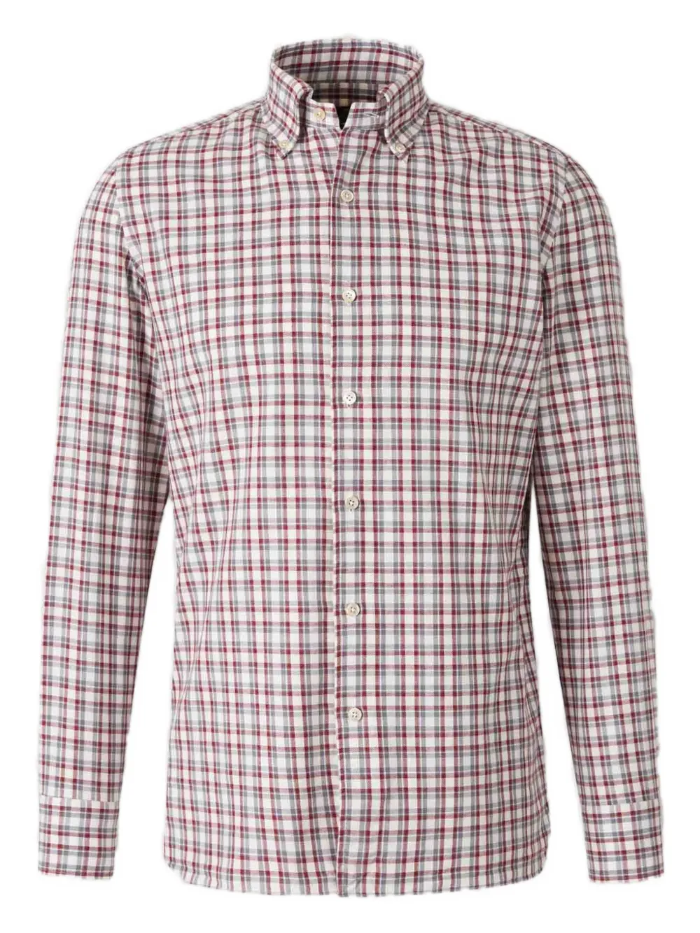 Luigi Borrelli Checked Button-down Shirt In Multi