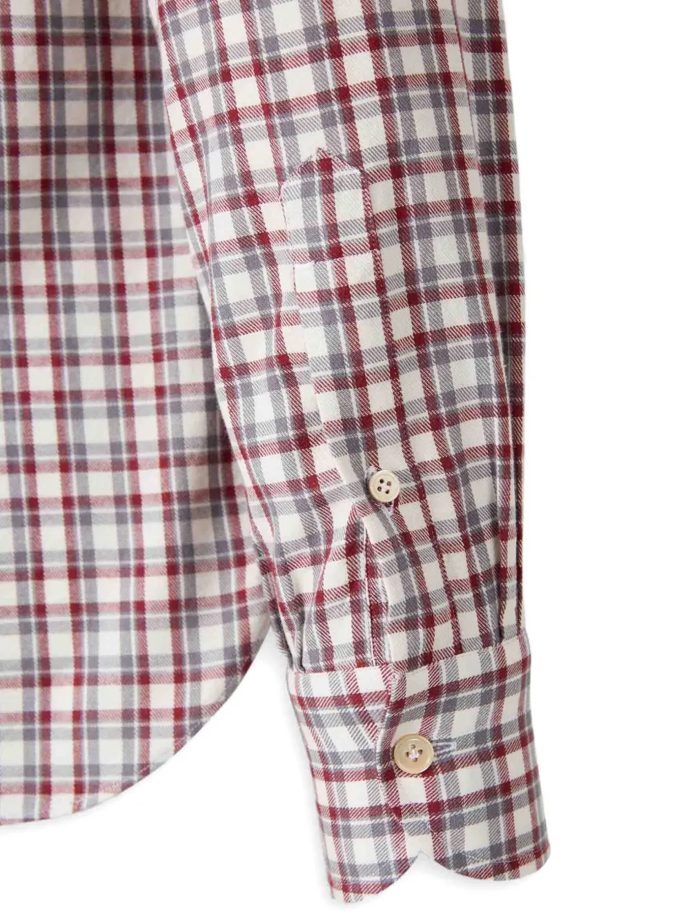 Luigi Borrelli Checked Button-down Shirt In Multi