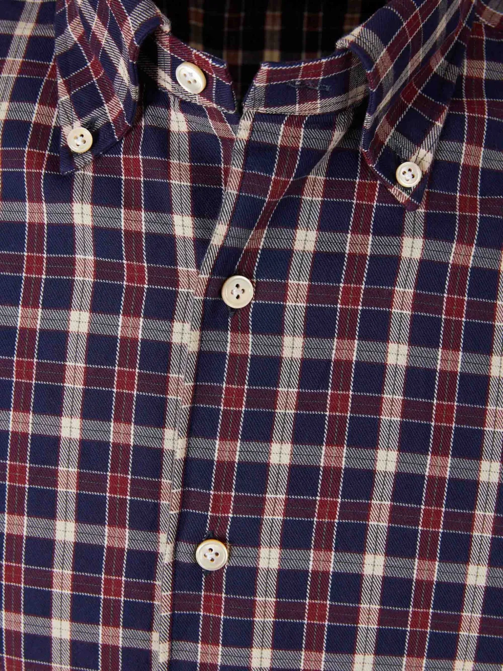 Luigi Borrelli Checked Button-down Shirt In Blue