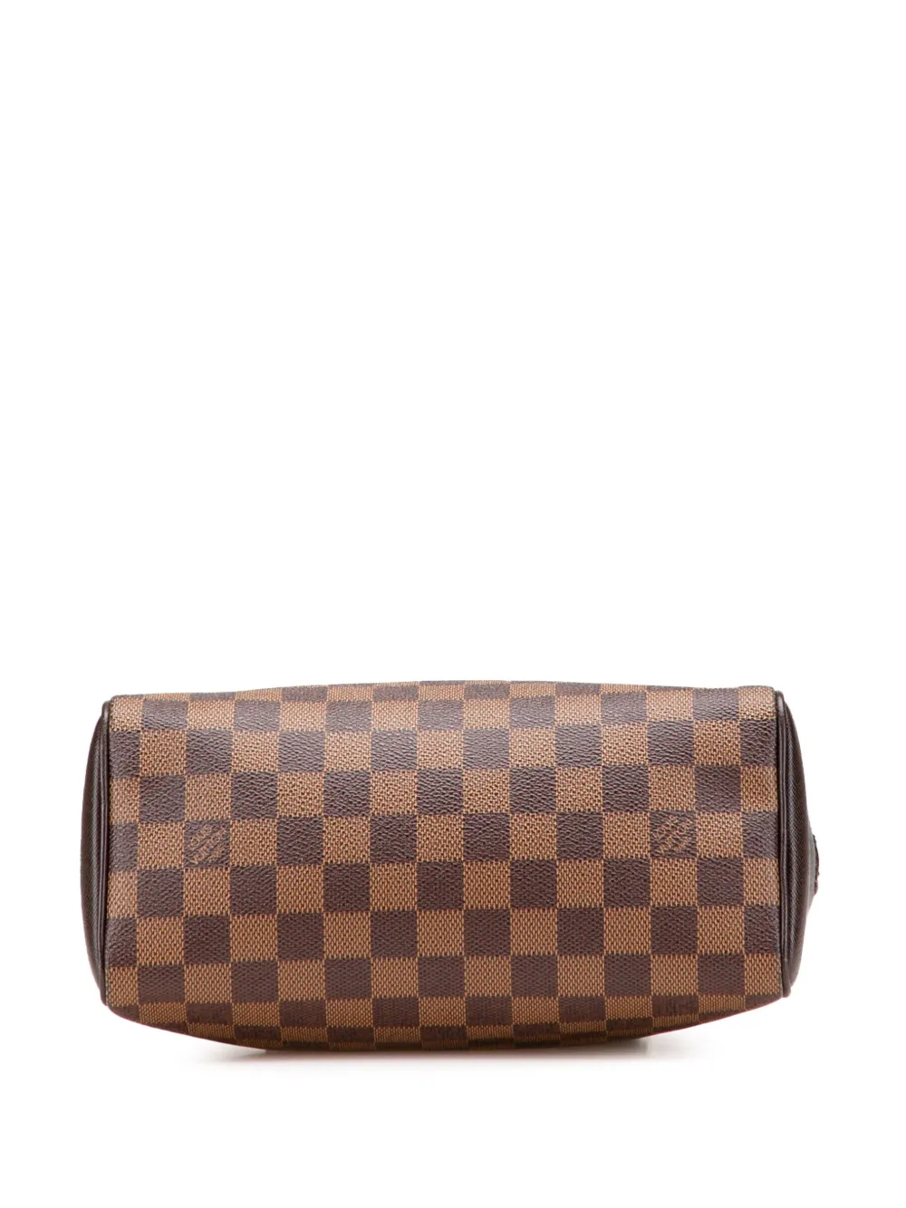 Pre-owned Louis Vuitton 1998 Damier Ebene Brera Handbag In Brown