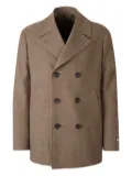 Canali double-breasted coat - Brown