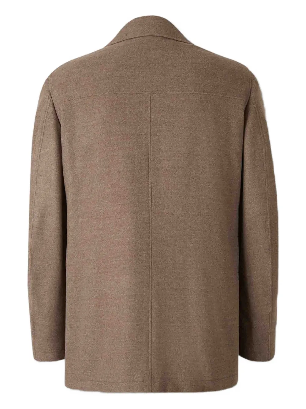 Canali Jas met dubbele rij knopen Bruin
