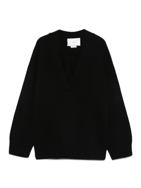 Vanisè V-neck ribbed sweater 