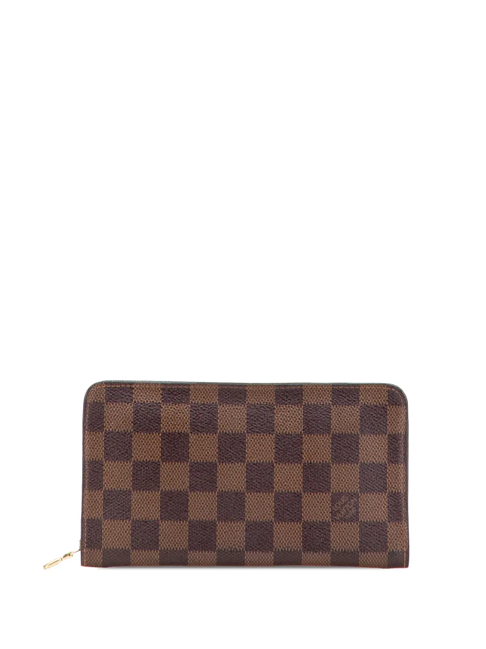 Louis Vuitton Pre-Owned 2001 ダミエ エベヌ ポルト モネ ジッピーウォレット 長財布 - ブラウン Louis Vuitton Pre-Owned 2001 ダミエ エベヌ ポルト モネ ジッピーウォレット 長財布 - ブラウン