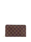 Louis Vuitton Pre-Owned 2001 Damier Ebene Porte Monnaie Zippy Wallet long wallets - Brown