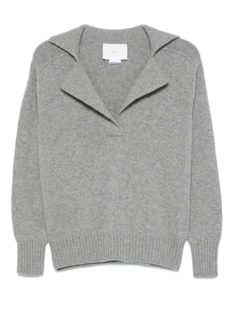 Vanisè spread-collar sweater 