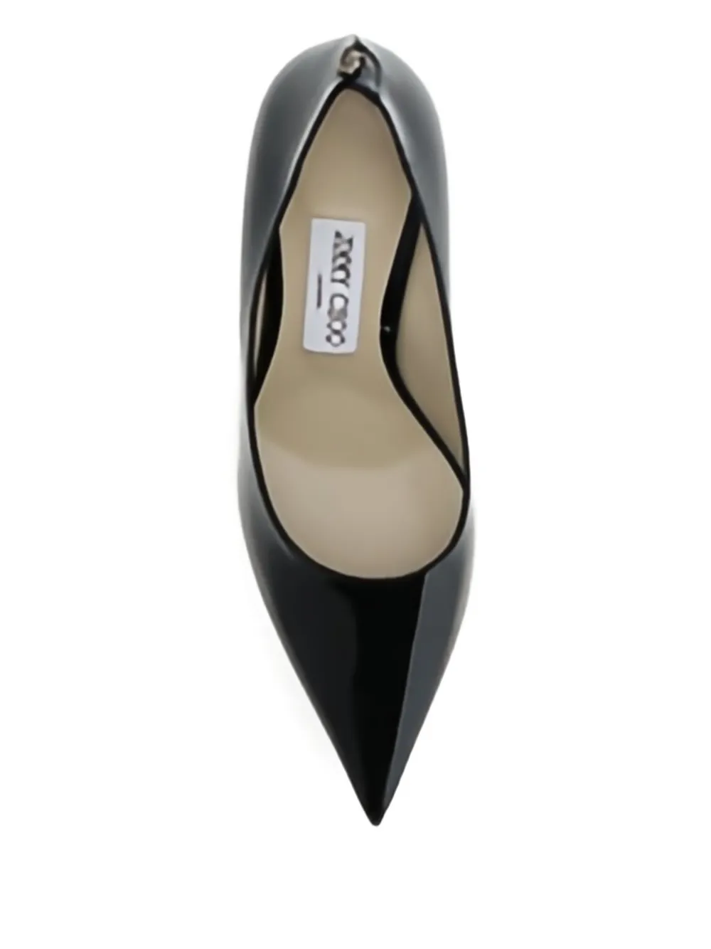 Jimmy Choo 85mm Love patent-leather pumps Black