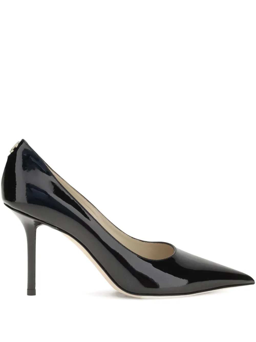 Jimmy Choo 85mm Love patent-leather pumps Black