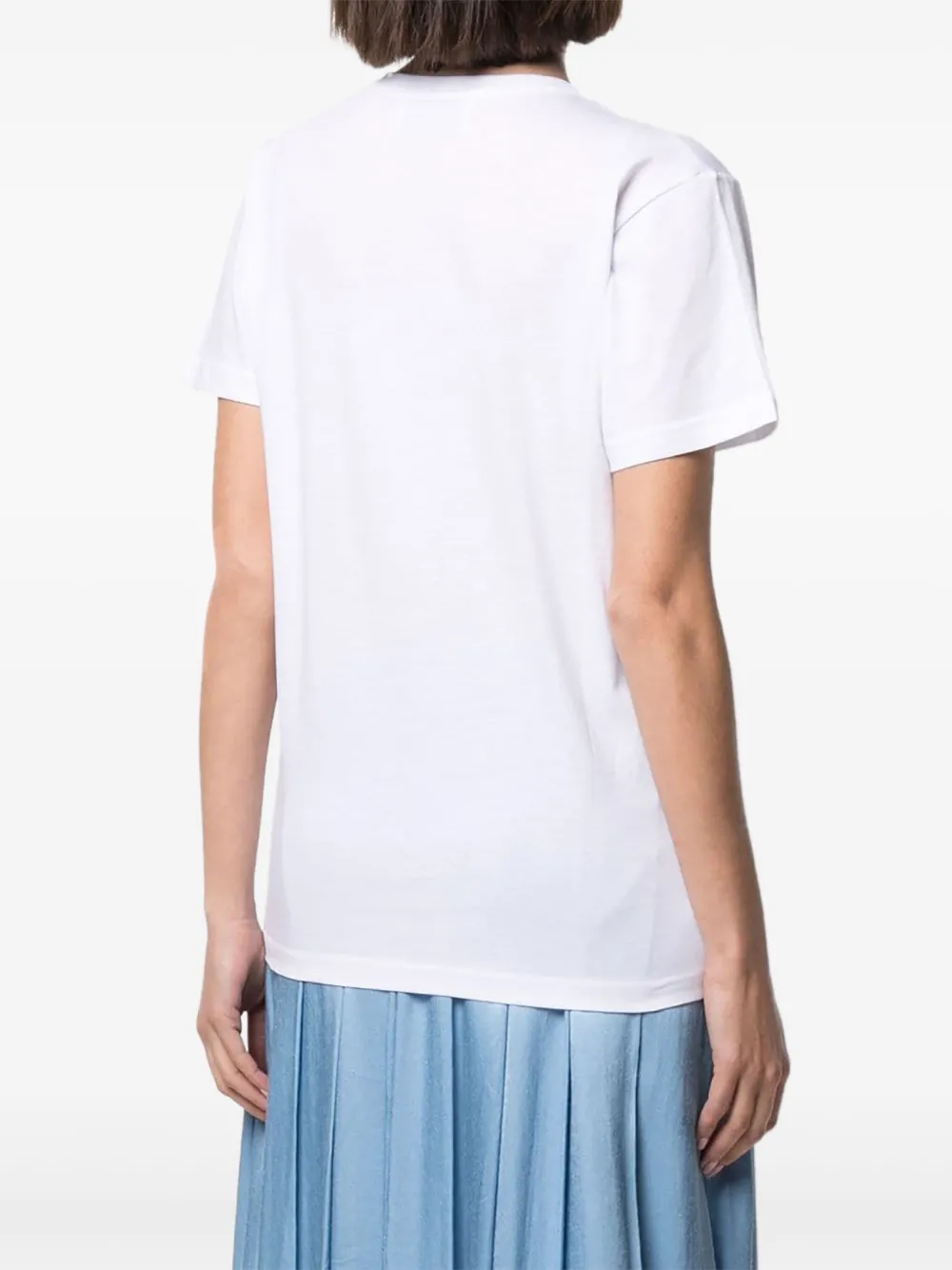 10 CORSO COMO donkey-print crew-neck t-shirt Wit