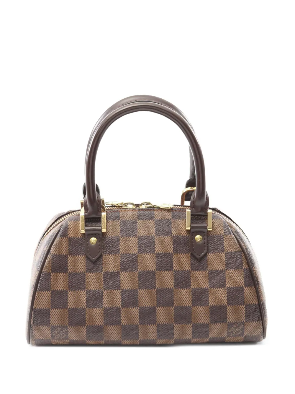 Louis Vuitton Pre-Owned 2002 ダミエ エベヌ ミニ リベラ ハンドバッグ - ブラウン Louis Vuitton Pre-Owned 2002 ダミエ エベヌ ミニ リベラ ハンドバッグ - ブラウン