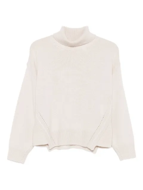 ALPHA STUDIO turtleneck merino sweater