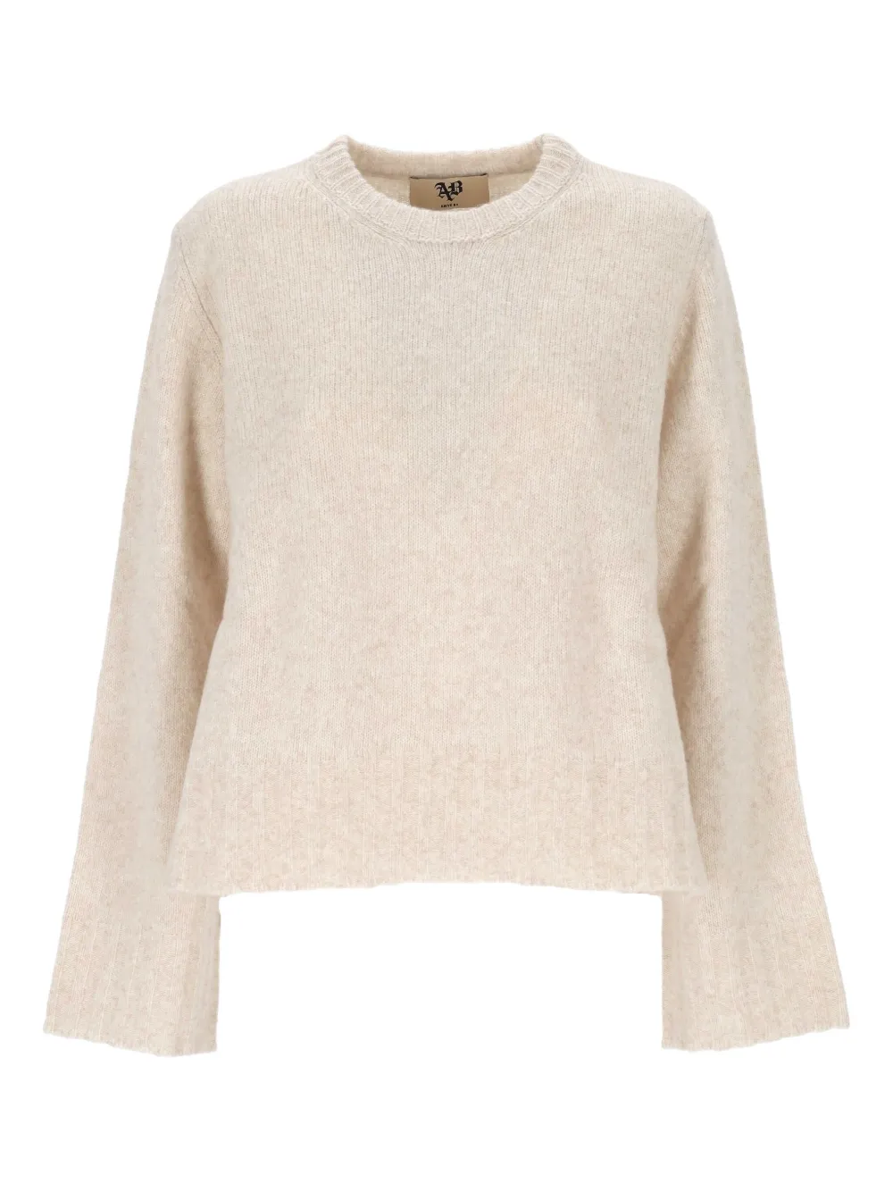 ribbed-knit sweater