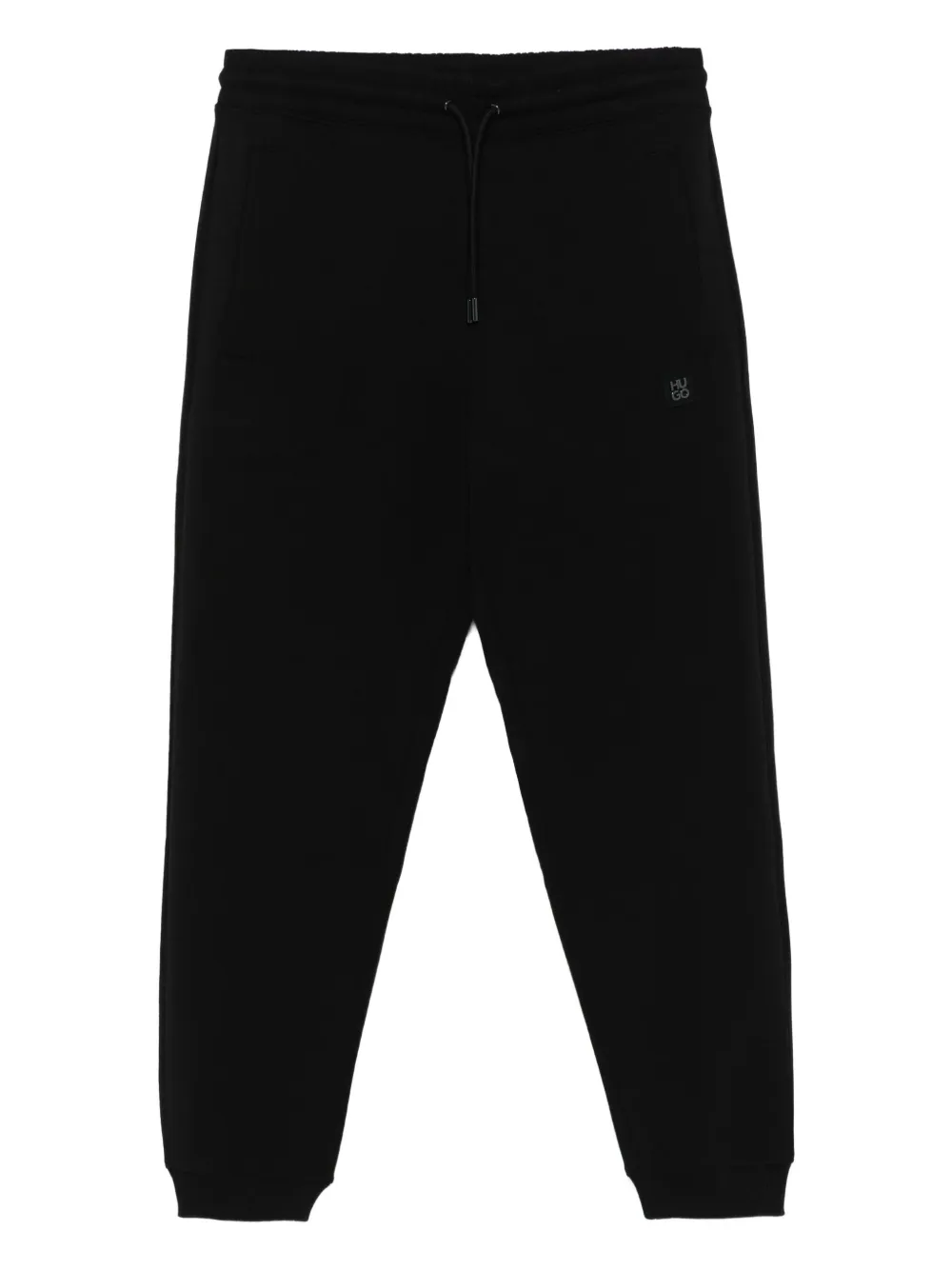 BOSS Dimacs trainingsbroek met logoplakkaat en trekkoord Zwart