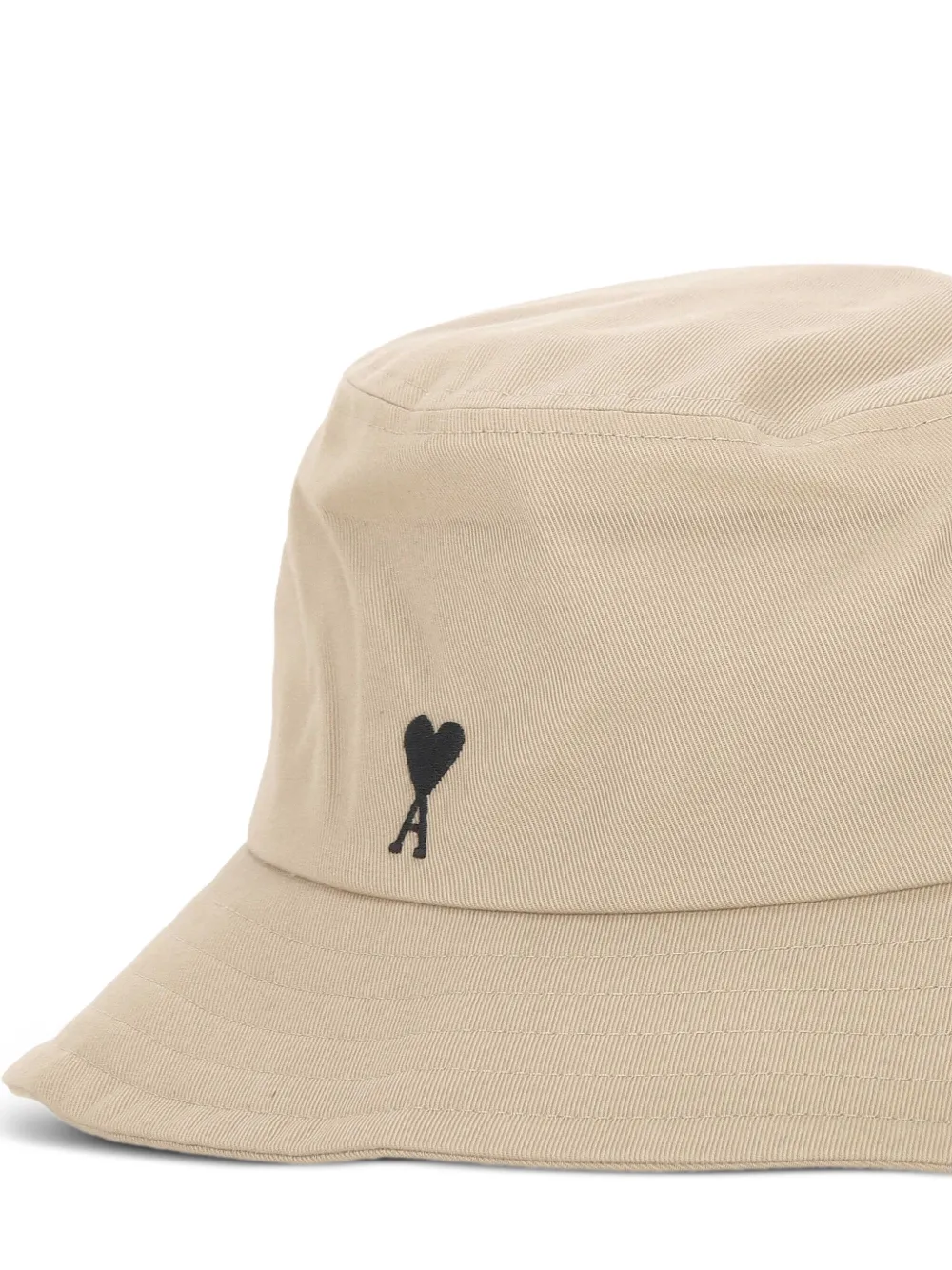 AMI Paris Vissershoed met logo Beige