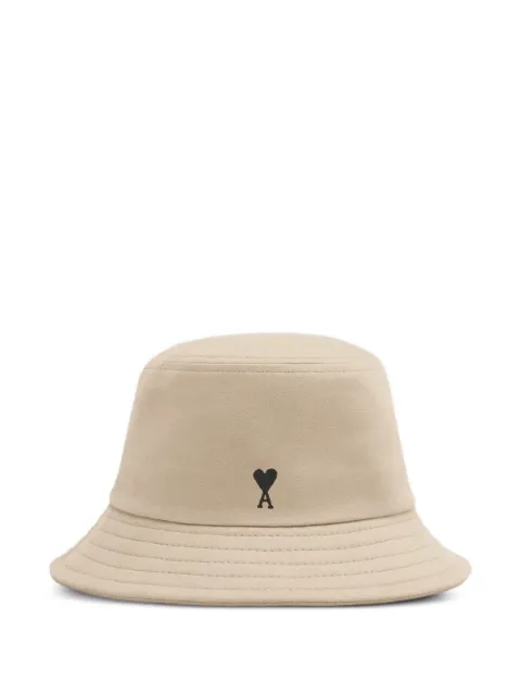 AMI Paris heart-logo bucket hat