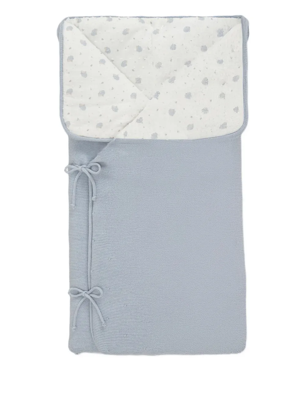 Paz Rodriguez Gebreide slaapzak met strikdetail Blauw