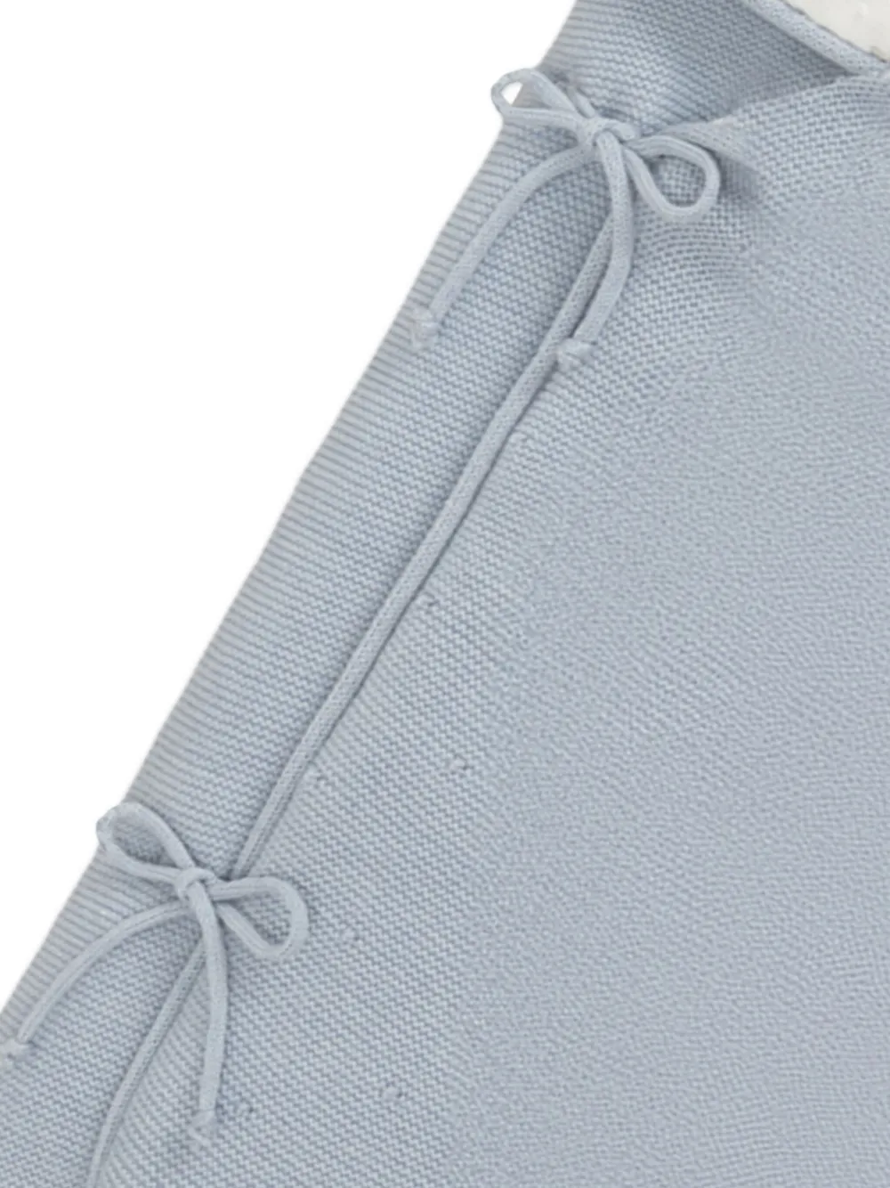 Paz Rodriguez Gebreide slaapzak met strikdetail Blauw