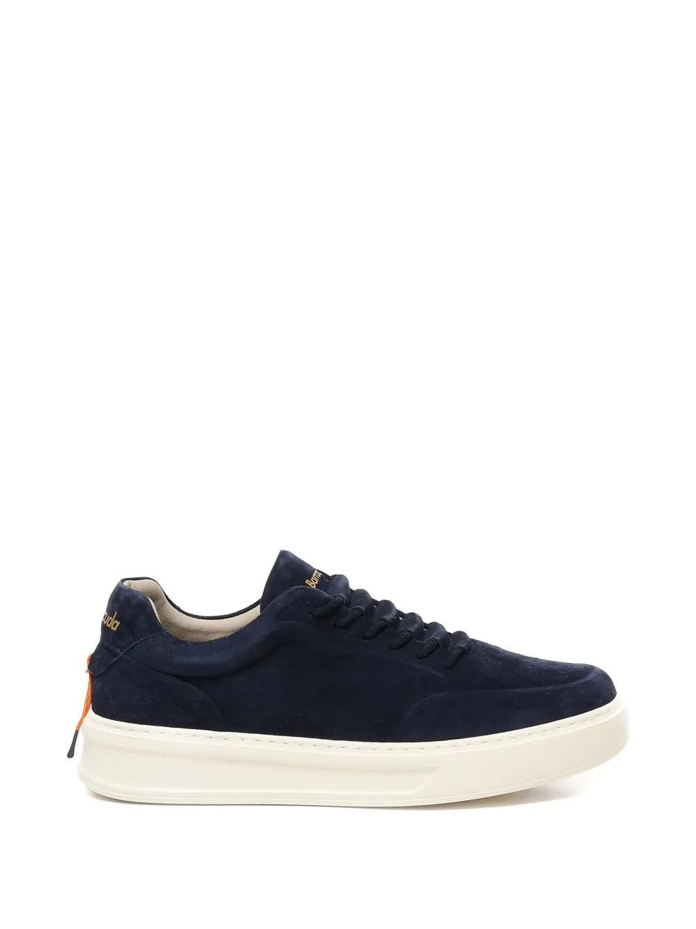 Baracuta suede leather sneakers Blue