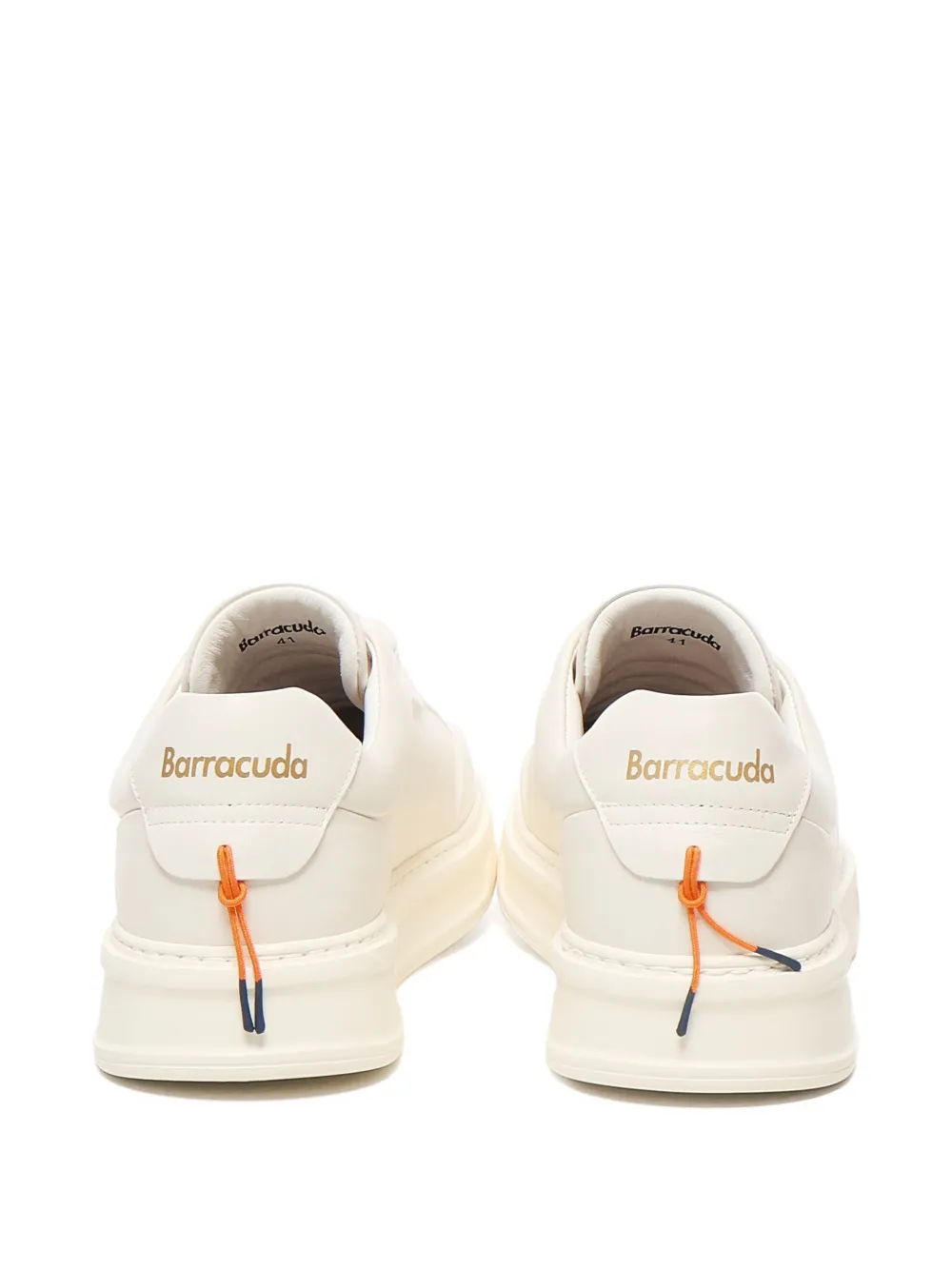 Baracuta leather lace-up sneakers White
