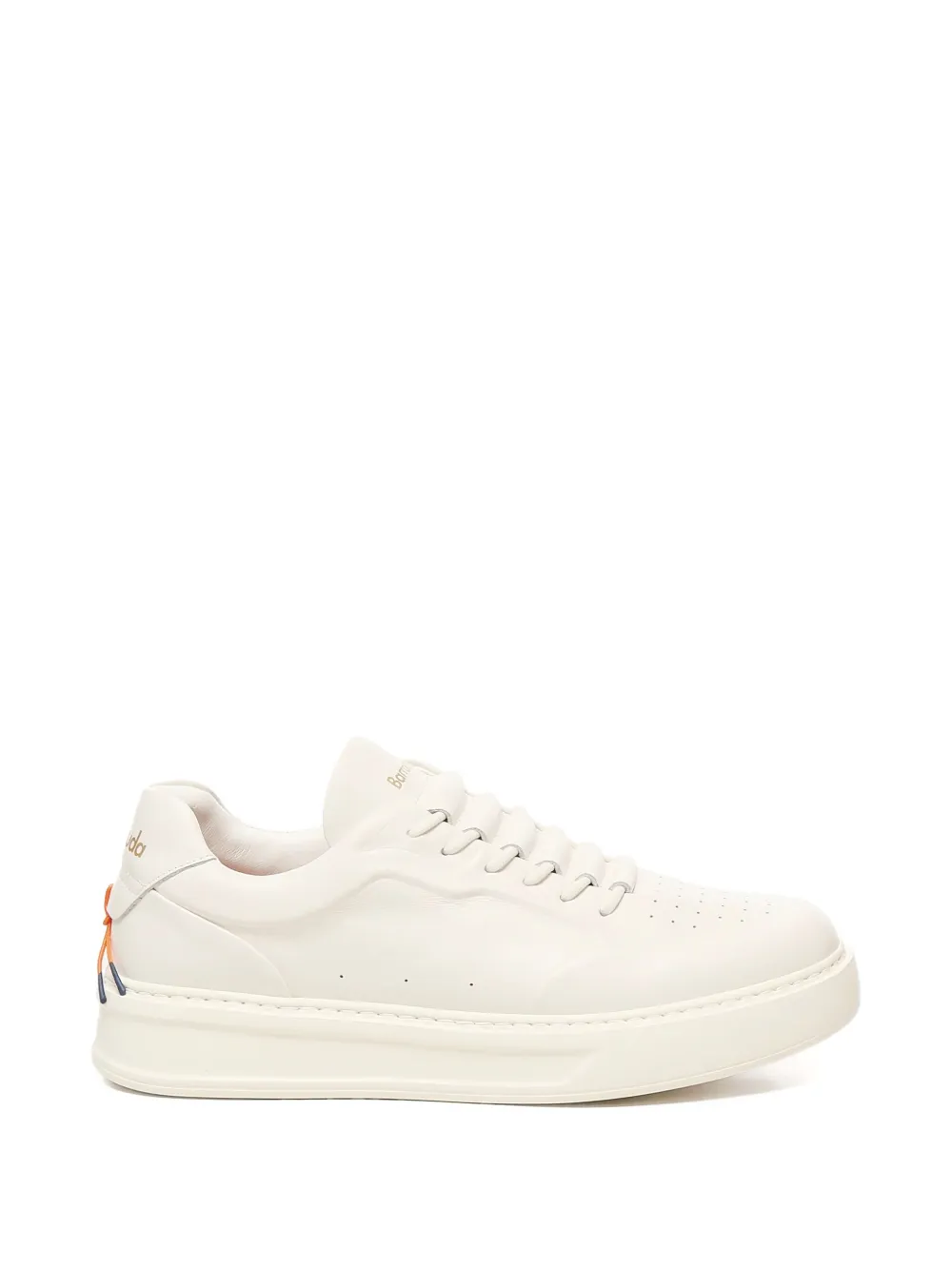 Baracuta leather lace-up sneakers White