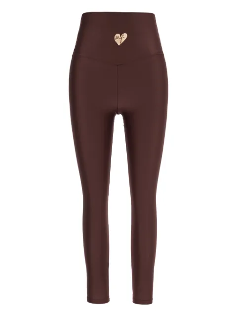 Monfusò heart-embellished leggings