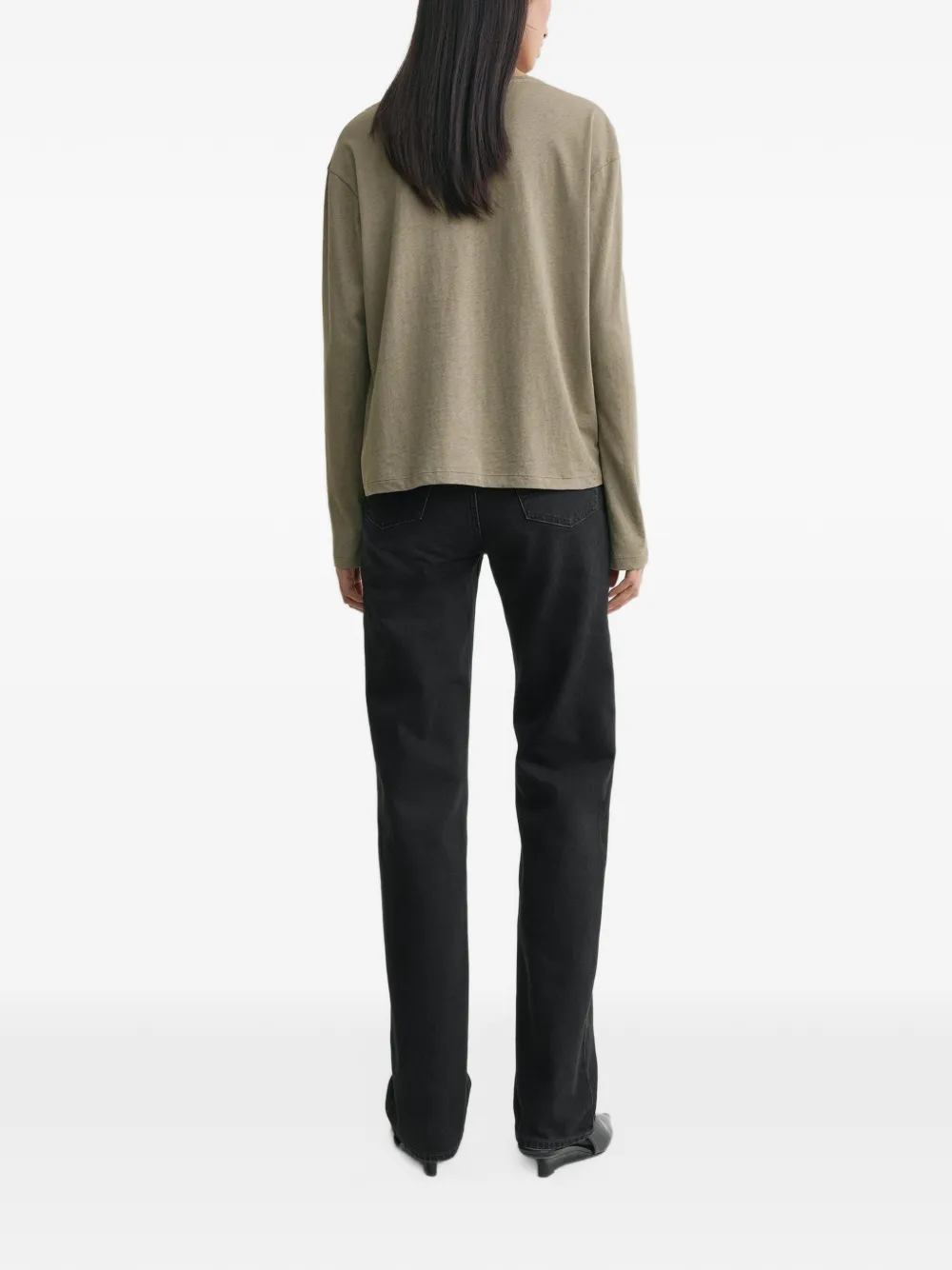 TOTEME T-shirt met lange mouwen Beige
