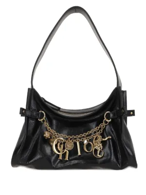 ショルダーバッグ・ポシェット CHLOE CHLOE CHARMS BLACK LEATHER SHOULDER BAG Chloe Women's Chloe Charms Bag | Chloé US official site